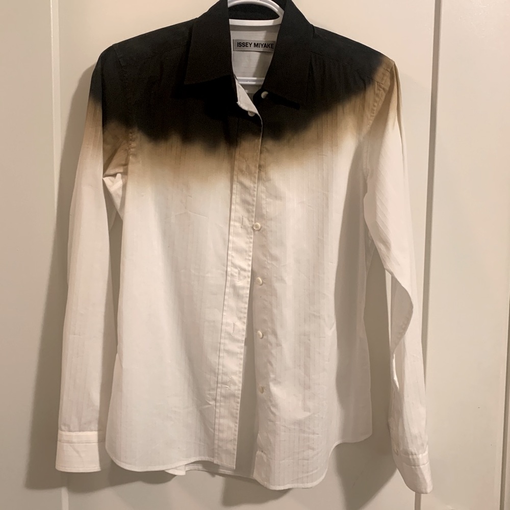 Issey Miyake button down shirt